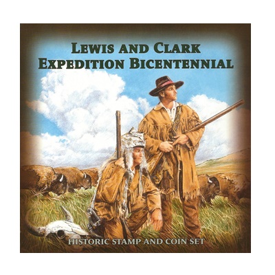 Lewis & Clark Expedition Bicentennial - Stamp & Coin Set